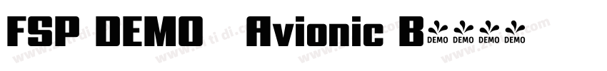 FSP DEMO   Avionic B字体转换